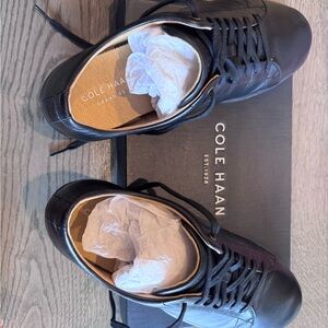 Cole Haan Men's Black Leather Sneakers